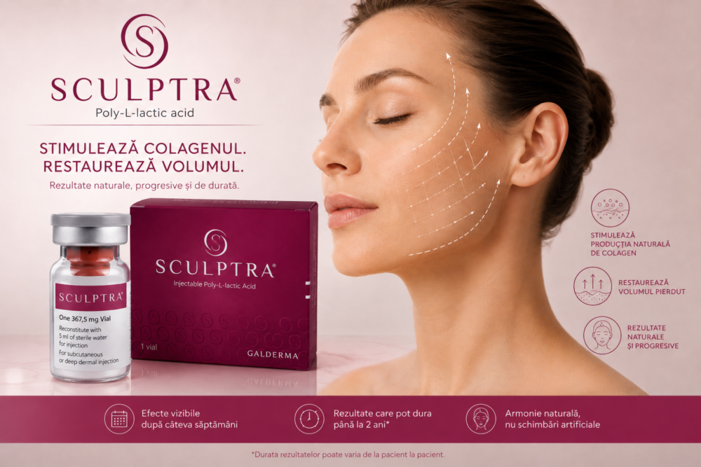 Sculptra: tratament injectabil pentru stimularea colagenului și redefinirea naturală a feței 1 Sculptra