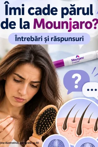 Imi cade parul de la Mounjaro