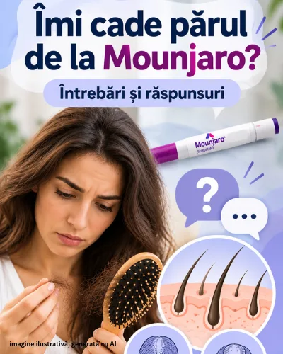 Imi cade părul de la Mounjaro? Intrebări și răspunsuri 3 Imi cade parul de la Mounjaro
